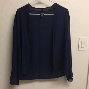 Eileen Fisher open front blouse to wear with a camisole